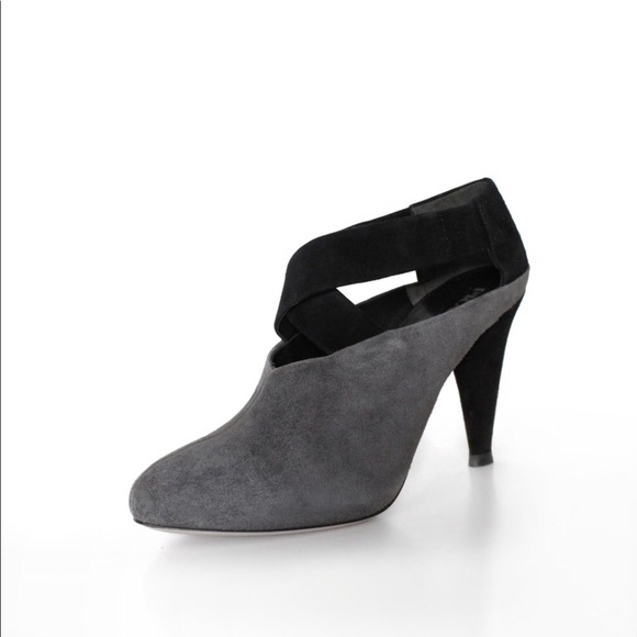Prada Shoes - PRADA Suede Black/Gray Ankle Boots 38